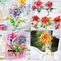 Mhzh003 Fantasy Flower Shel Light Deco Sticker 5Pc