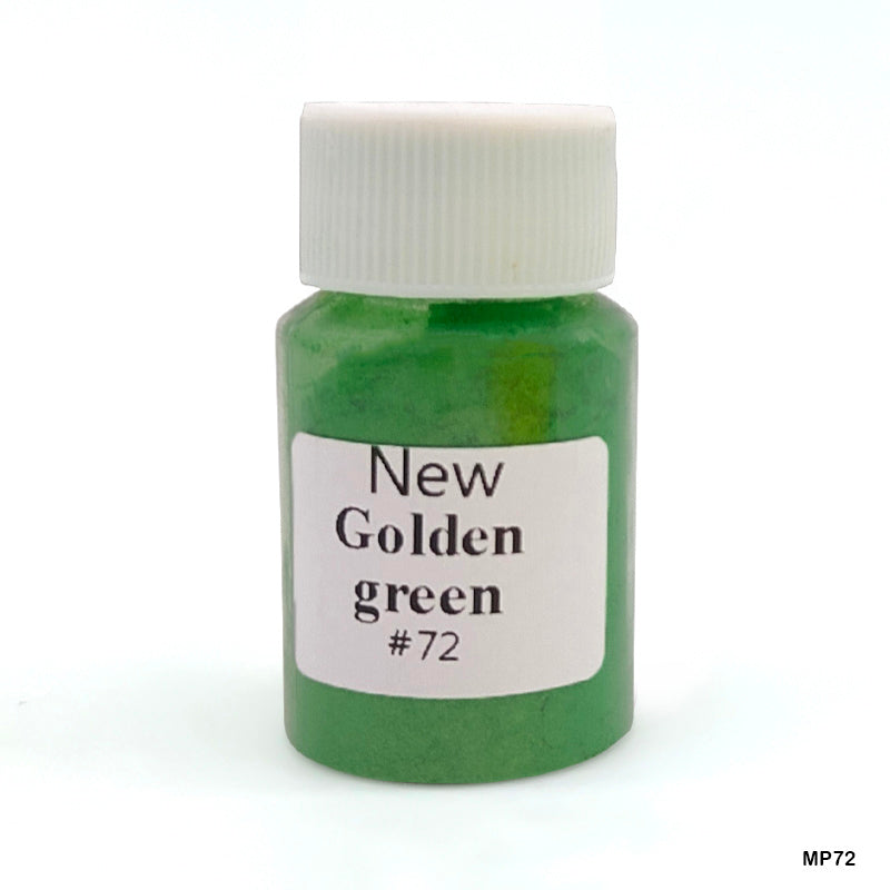 Mp72 Mica Pearl Powder New Golden Green