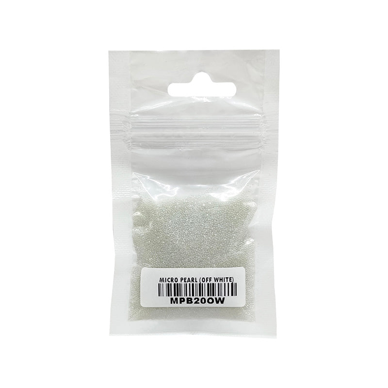 Micro Pearl Beads (Mpb20Ow) Off-White 20Gm Pkt