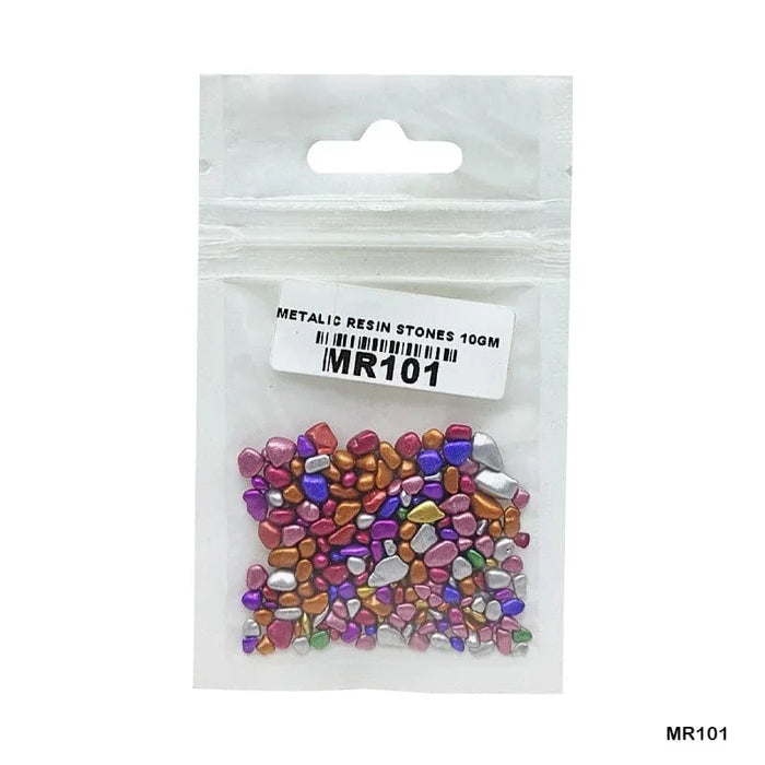 Metallic Resin Stones for Resin & DIYs 10Gm   Code  Mr10-1