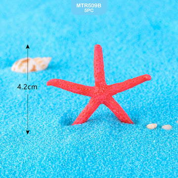 Miniature Model Mtr509B Starfish 4.2Cm (5Pc)