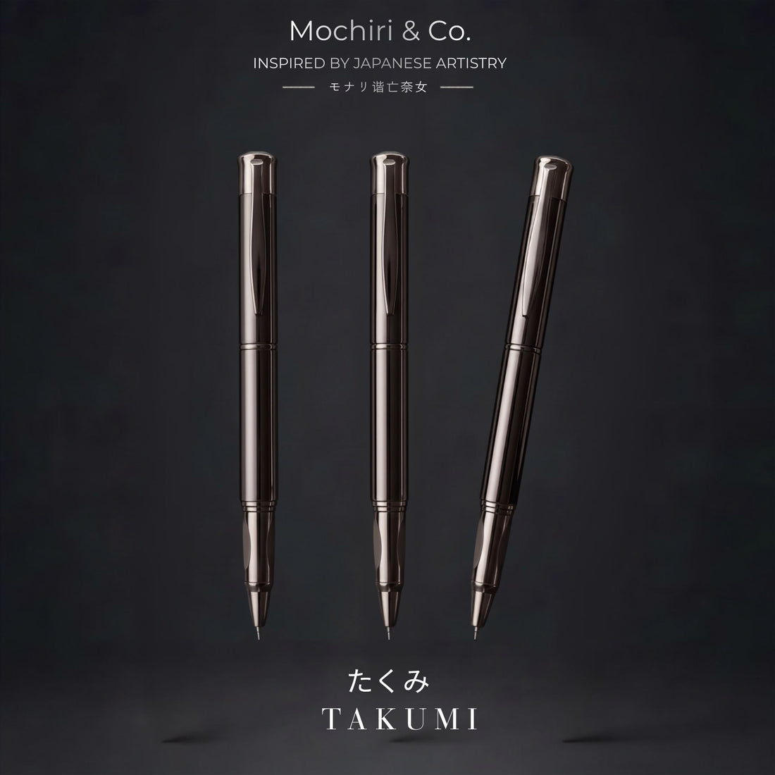 Mochiri & Co. Japan inspired TAKUMI Edition Fountain Pen たくみ I Refined Extra Fine Writing Instrument I inspired from Japanese Design