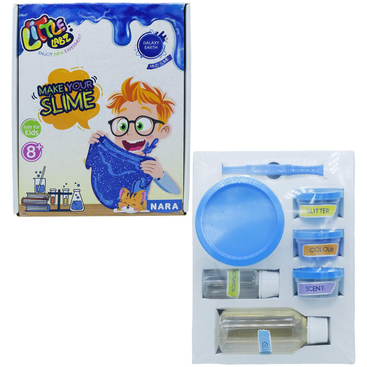 Nara Slime DIY Kit Galaxy Earth