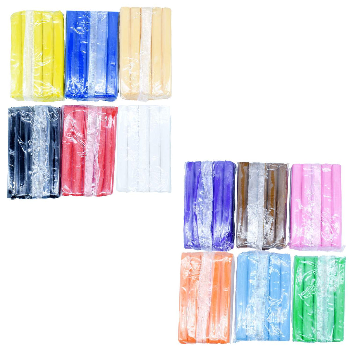 Nara Modelling Clay Bar Set of 12 Pcs 160gm view 2