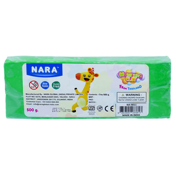 Nara Modelling Clay 500gm Bar Green