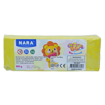Nara Modelling Clay 500gm Bar Yellow