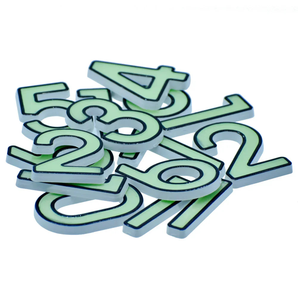 Glow in the dark Numerical for clock l Pack of 1 contains 1 to 12 number