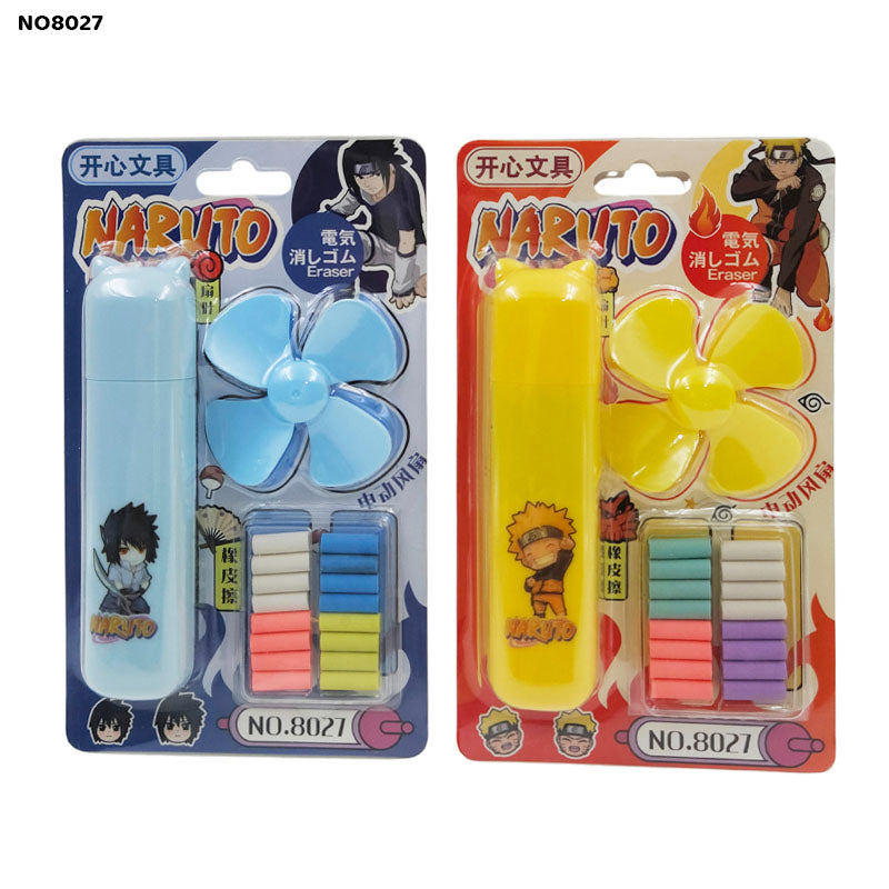 Electric Eraser with Fan - Stationery Gift (Design 3)