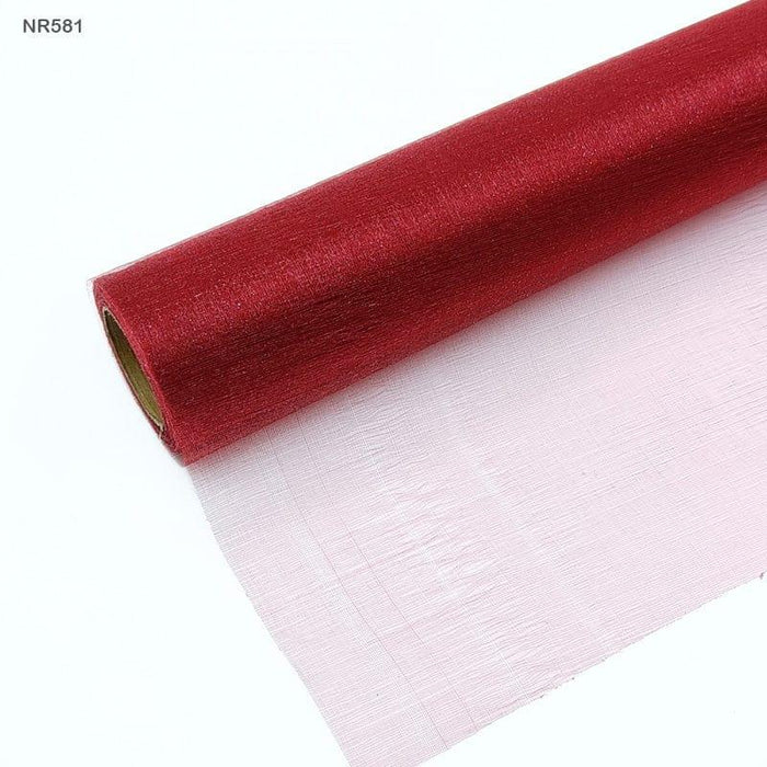 Gift & Hamper Net Roll  Cc 48Cm*10Yard Maroon  Code  Nr581
