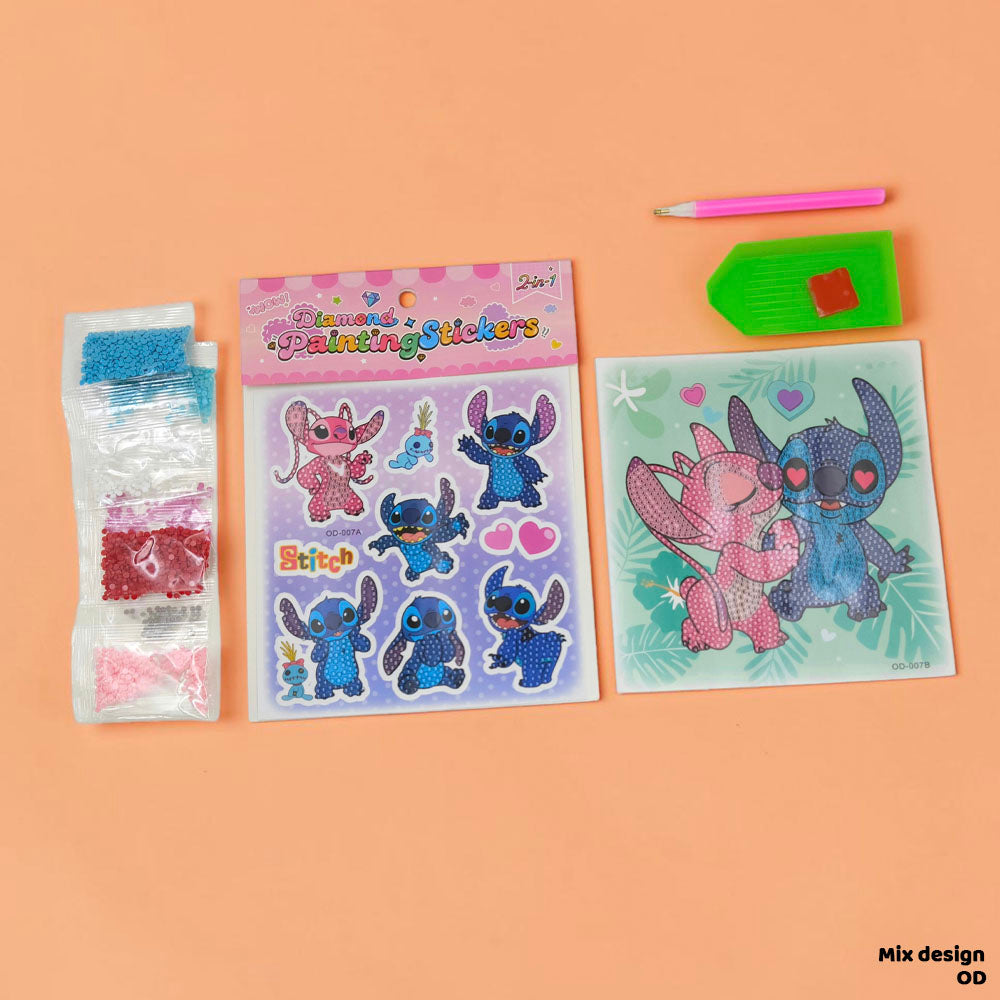 Diamond Painting Sticker 2-in-1 Set