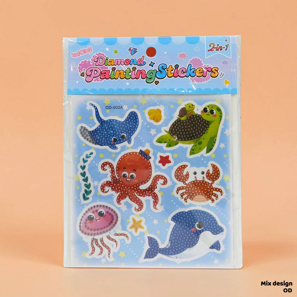 Diamond Painting Sticker 2-in-1 Set