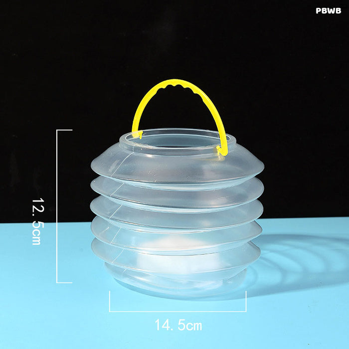 Folding Paint Brush Washing Bucket, Big - Collapsible Brush Cleaner