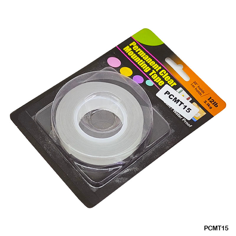 Pcmt15 Permanent Clear Mounting Tape 15Mm*3M