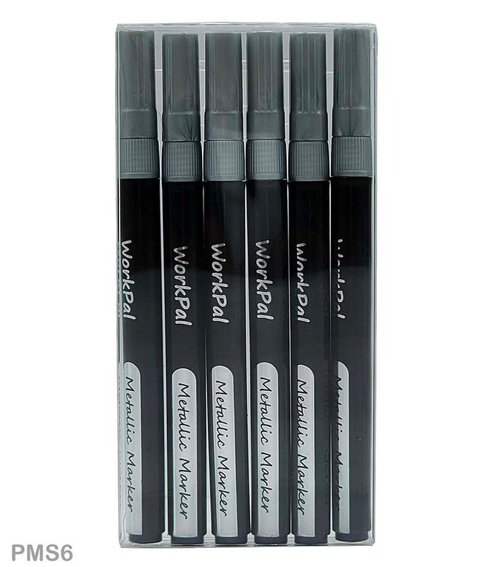 Marker Pen I Paint Silver I Pack of 6