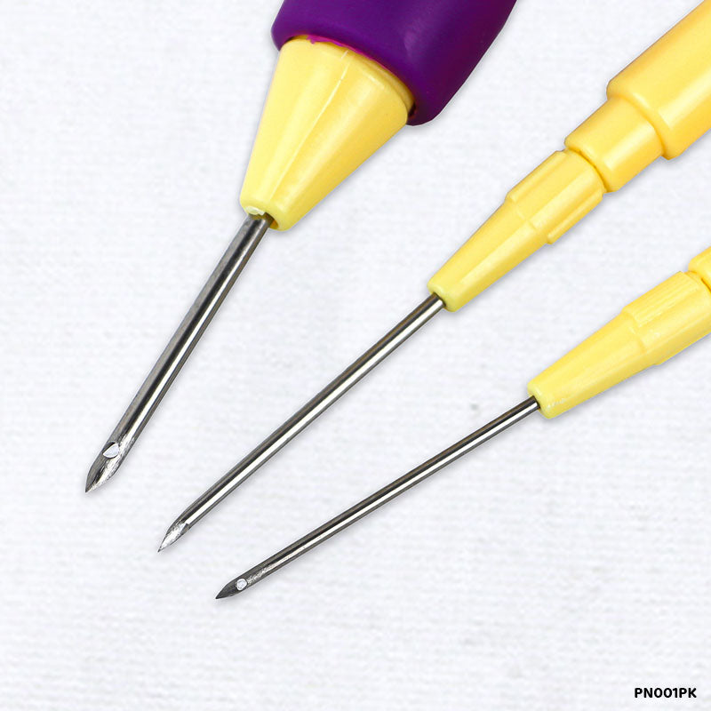 Interchangeable Head Poke Pen Set - Punch Needle for Embroidery