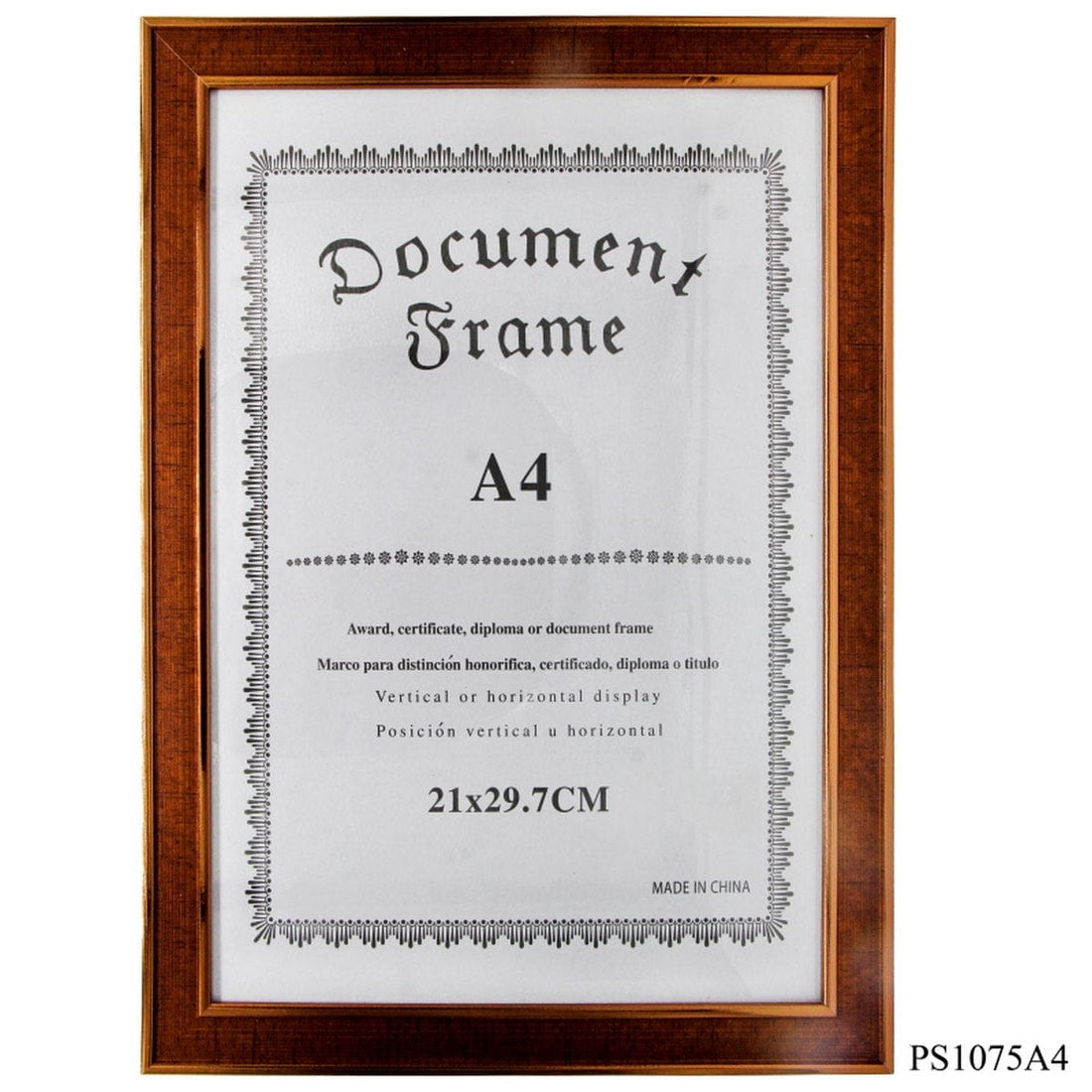 Decorative Wall Photo Frame A4 Wooden Big PS1075A4