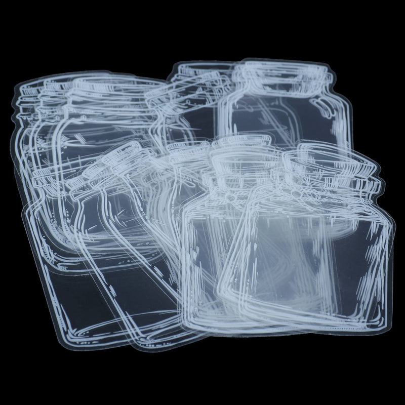 (Buy 1 Get 1 Free) Mini Transparent Bottle jar for resin and journaling  l Pack of 1 Contains 30 pieces