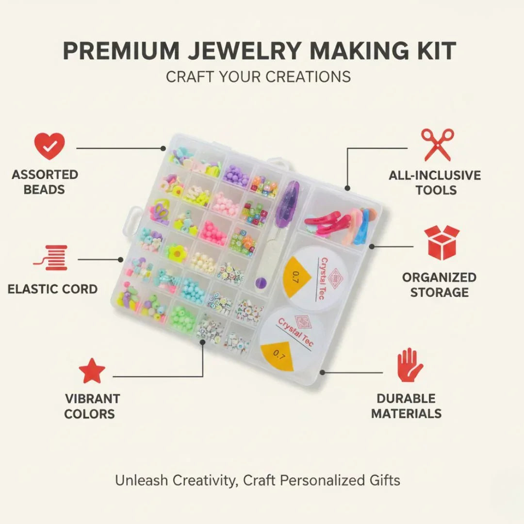 (32 ITEMS ) DIY Beads Box l Pack of 1 l return gift l craft l art