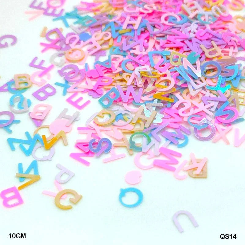 Multi Capital Alphabet 8Mm 10Gm Qs14