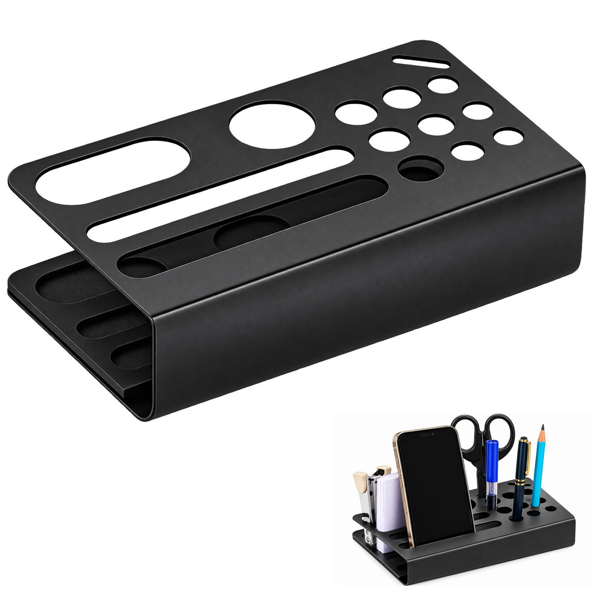 Table Top Multiple Desk Holder Black Matt