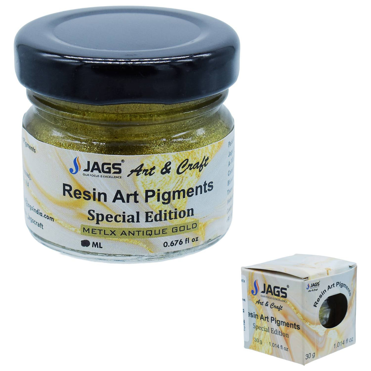 Resin Art Pigments 30ML Metallic Antique Gold