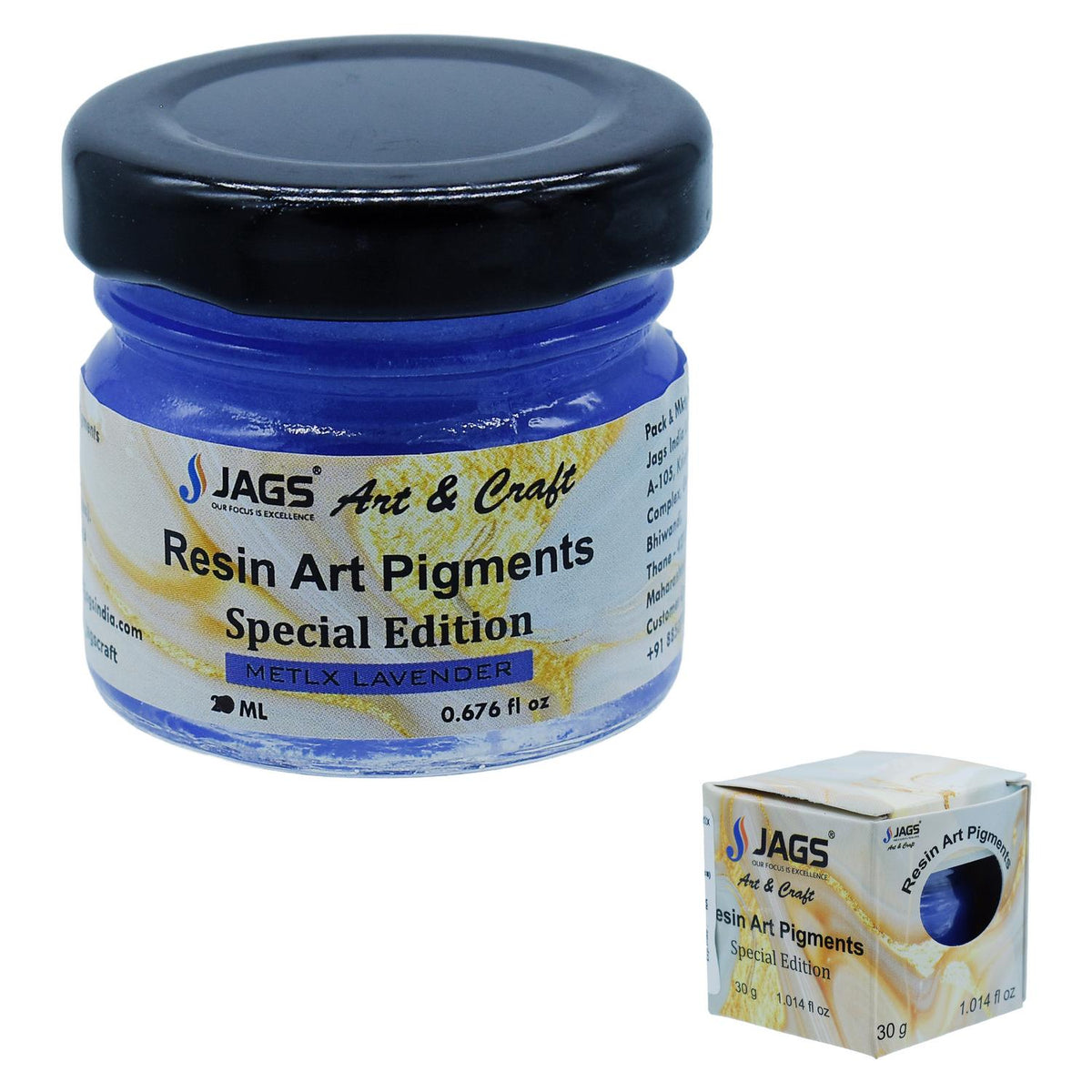 Resin Art Pigments 30ML Metallic Lavender