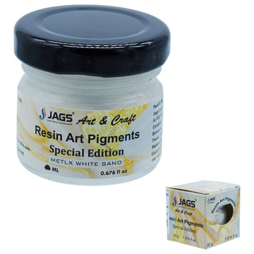Resin Art Pigments 30ML Metallic White Sand