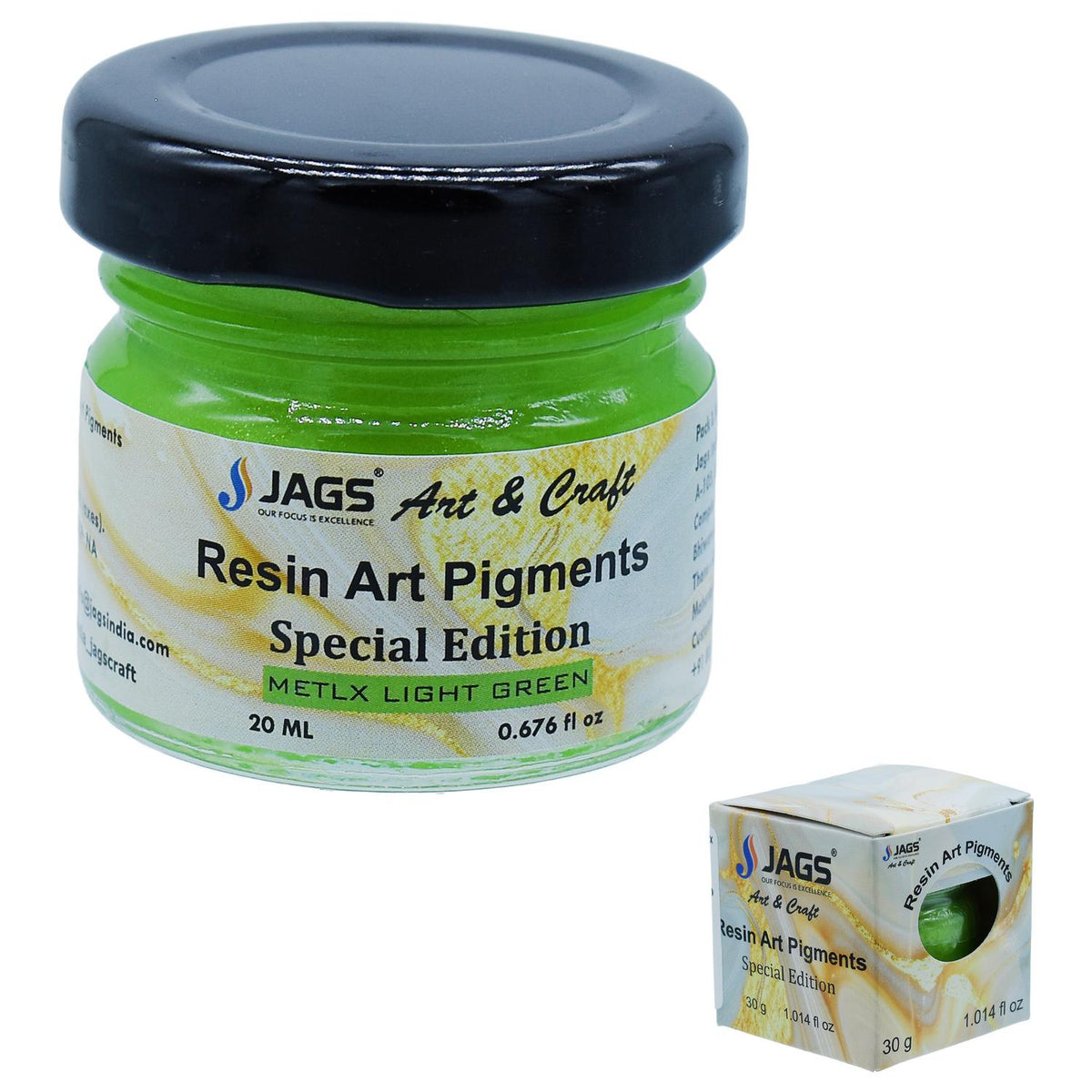 Resin Art Pigments 30ML Metallic Light Green