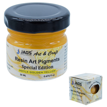 Resin Art Pigments 30ML Metallic Golden Yellow