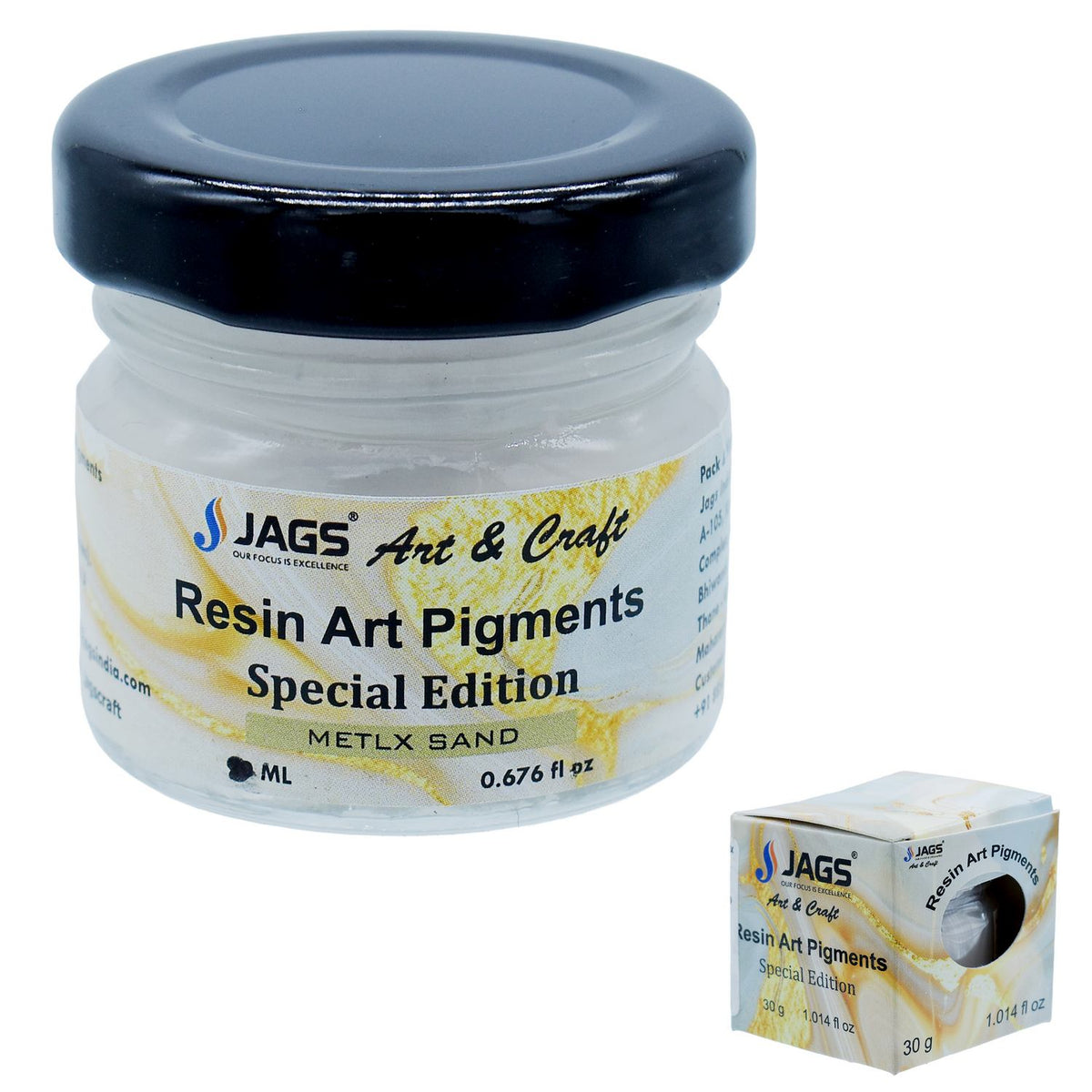Resin Art Pigments 30ML Metallic Sand