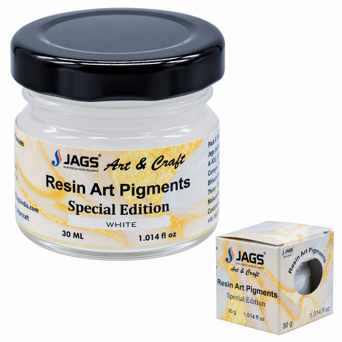 Resin Art Pigments 30ML White