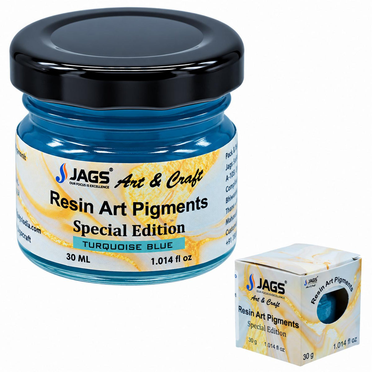 Resin Art Pigments 30ML Turquoise Blue