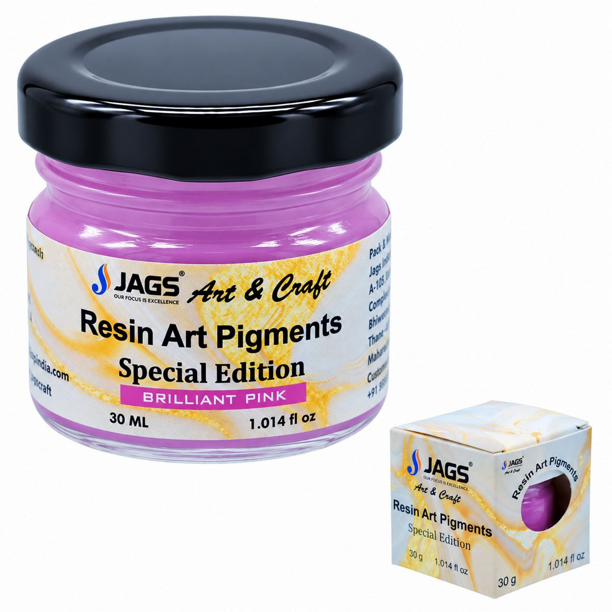 Resin Art Pigments 30ML Brilliant Pink