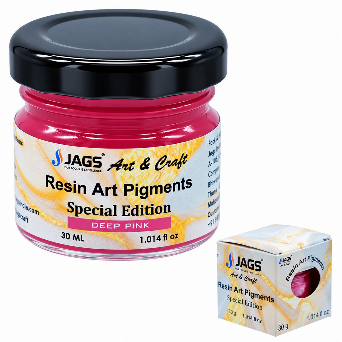 Resin Art Pigments 30ML Deep Pink