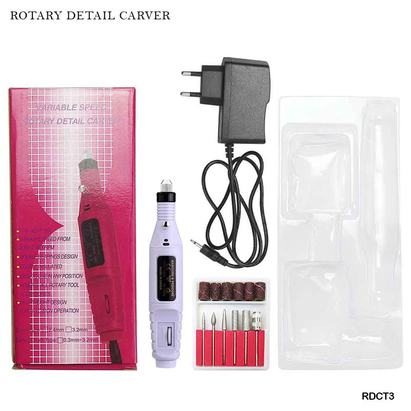 Rotary Detail Carver Tool White (Rdct3)
