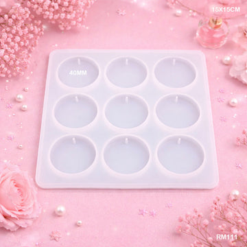 Silicone Mould 9 Cavity 15x15cm for Resin Art