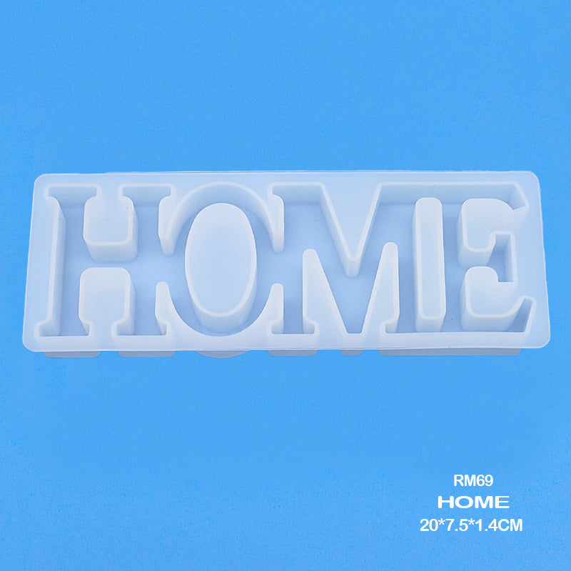 Rm69 Silicone Mould for Resin  Home 20*7.5*1.4Cm