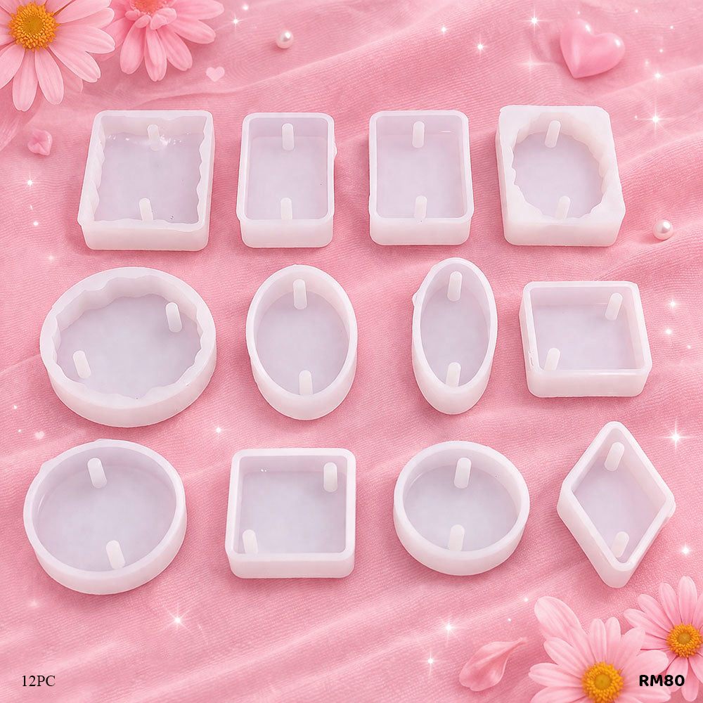 Silicone Rakhi Mould 12 Pcs - Resin & Clay Mould