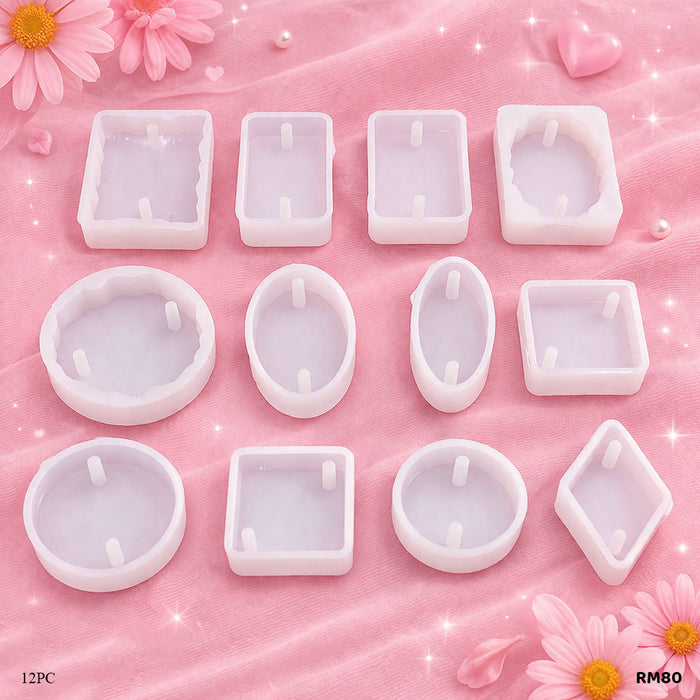 Silicone Rakhi Mould 12 Pcs - Resin & Clay Mould
