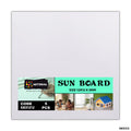 Sun Board 12x12 Inch, 3mm Thick - Pack of 5 for Models & Crafts