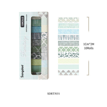 Printed Double-Sided Tape 10mm x 2m - Pack of 10 Rolls