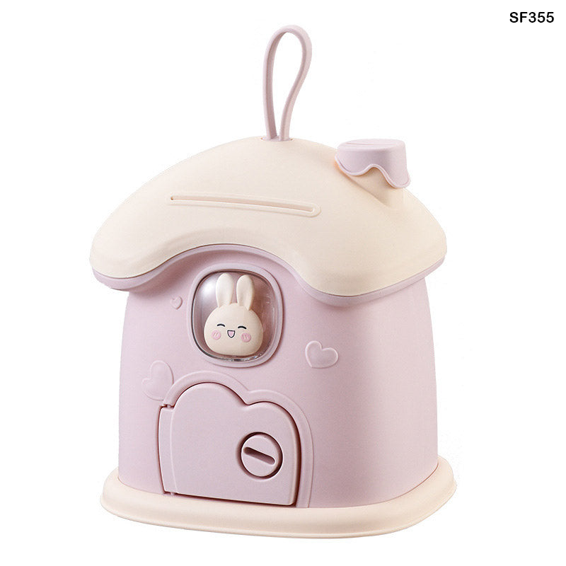 3D House Money Bank - Coin Saving Box