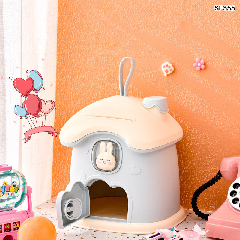 3D House Money Bank - Coin Saving Box