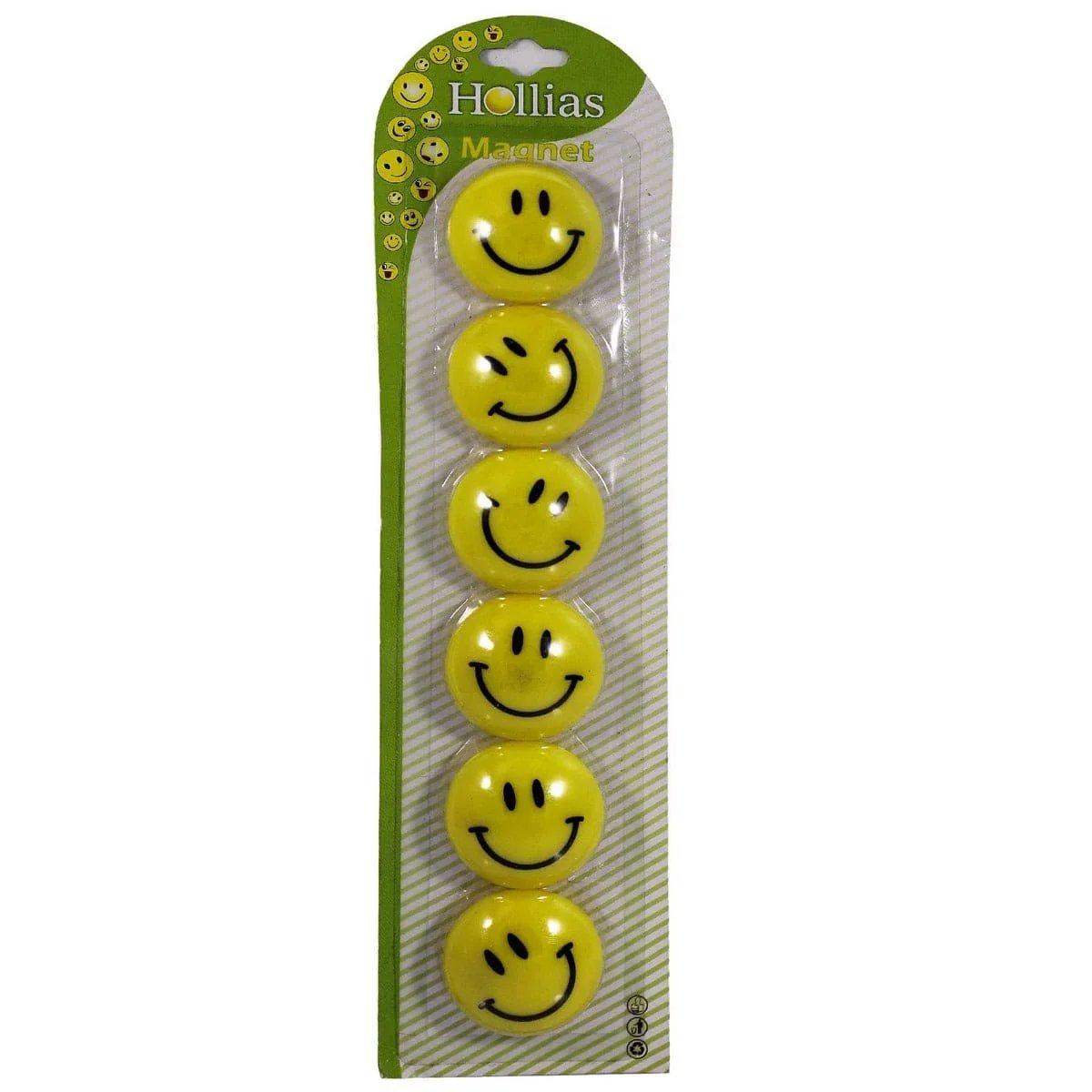Magnetic Button Smile 6pcs SFM6-30MM