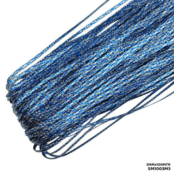 Shimmer Metallic Cord Thread 3mm x 100m Multicolour (Style 2)