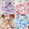 Flower Note Sticker Book - 20 Sheets for Journaling