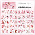 Flower Note Sticker Book - 20 Sheets for Journaling
