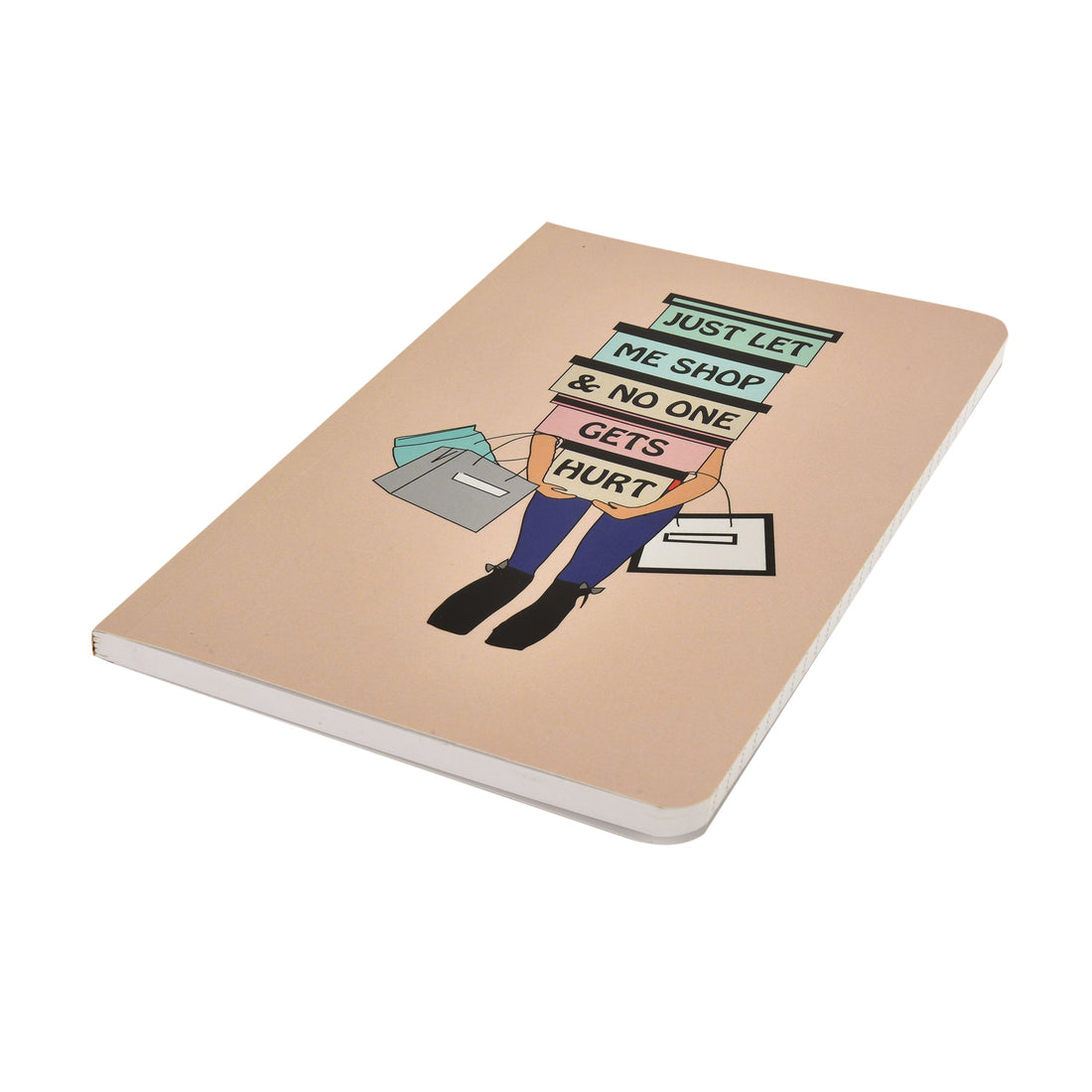 Shopaholic Notebook Journal Diary for 2025 I 100 Pages