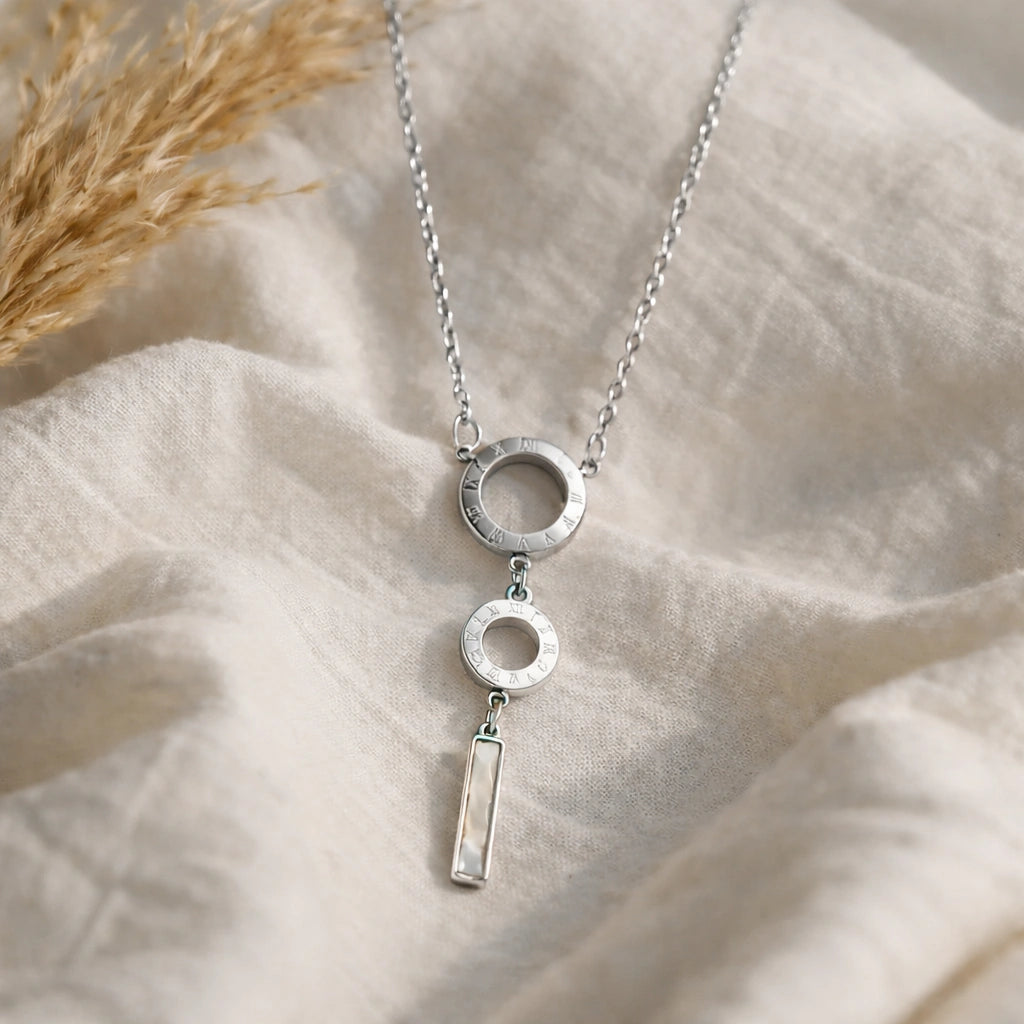 Korean Inspired Silver Tone Dainty Neckpiece | Long Lasting Anti-Tarnish Jewellery l Perfect Everyday Jewellery l Pack of 1