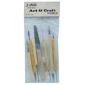 Wooden Craft Clay Tool Set Of 7Pics T-1020